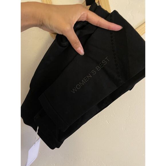 Women's Best Medium Black Renew Seamless Leggings High-Waisted Ribbed Waistband - Picture 8 of 9